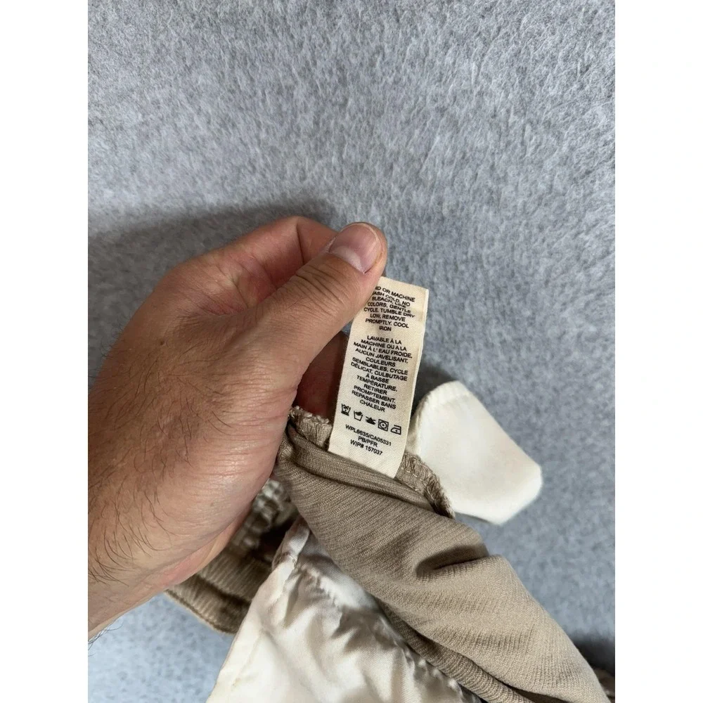 Woolrich Pants Womens 12 Tan Corduroy Straight Leg Stretch Casual Classic Style